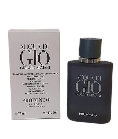 GIORGIO ARMANI ACQUA DI GIÒ PROFONDO EAU DE PARFUM 75ML (TESTER)